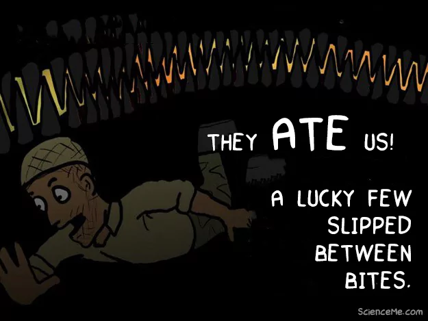 Eaten alive cartoon