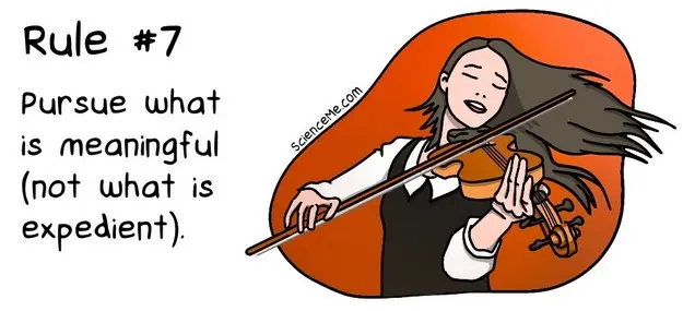 Rule 7: Pursue what is meaningful (not what is expedient)